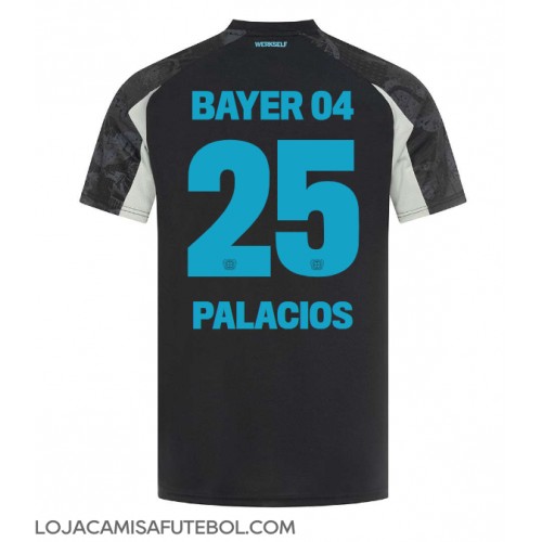 Camisa de Futebol Bayer Leverkusen Exequiel Palacios #25 Equipamento Alternativo 2024-25 Manga Curta